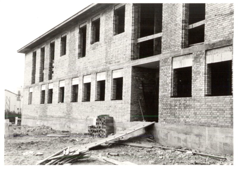 La nuova struttura in costruzione, 1961